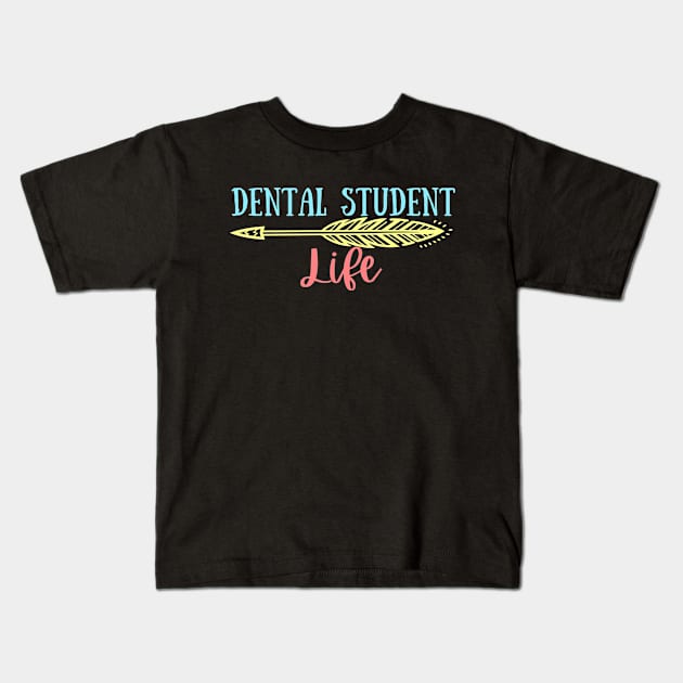 Dental Student Kids T-Shirt by Haministic Harmony